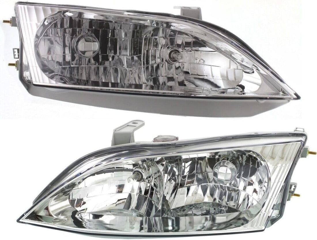 Set Of 2 Front Headlights Assembly Right Passenger & Left Driver Side Direct Replacement Compatible With 1997-2001 Lexus ES300 LX2502115 LX2502101 LX2503115 LX2503101 8115033290
