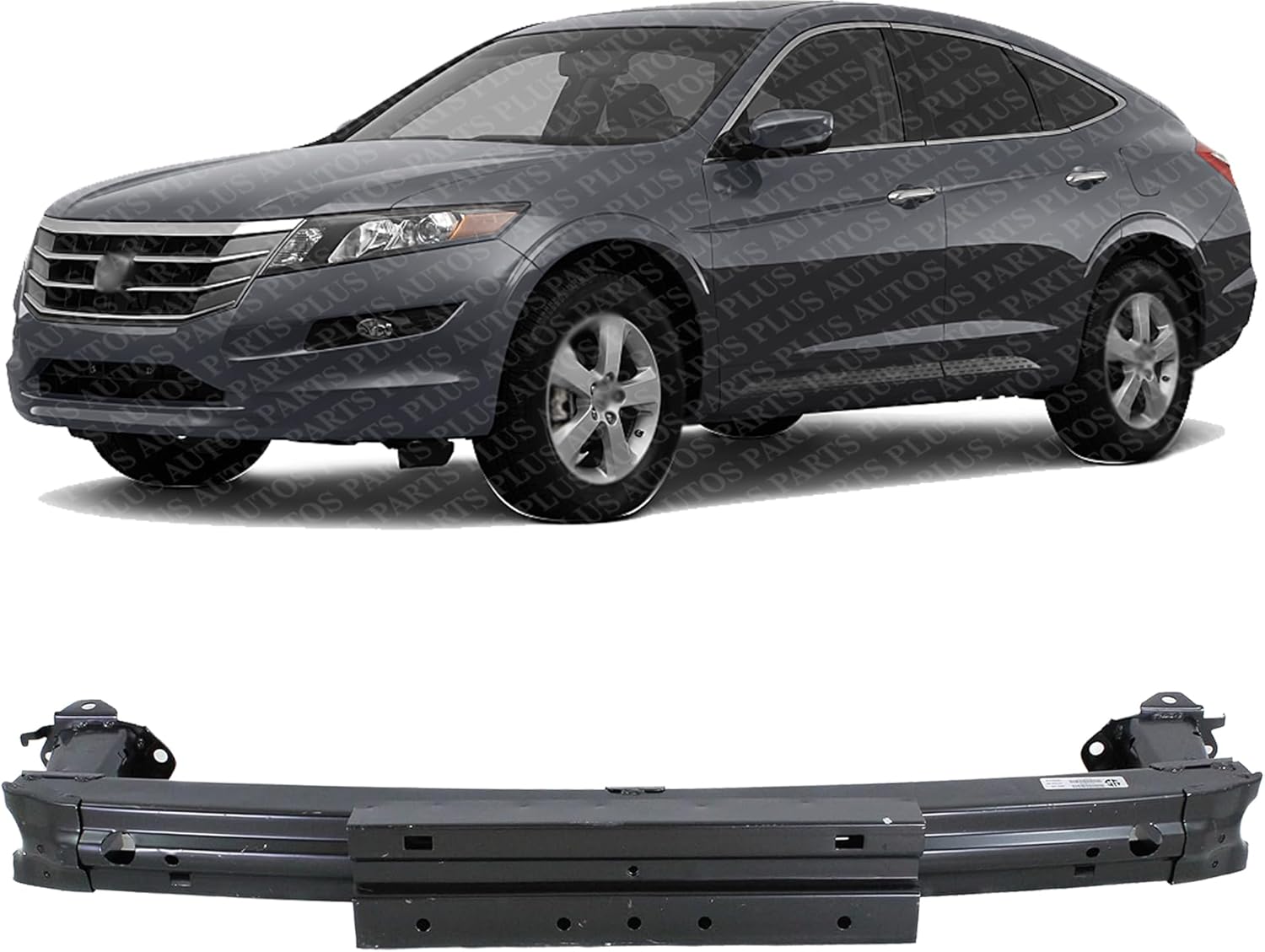 Front Bumper Reinforcement Steel Direct Replacement Compatible With 2010-2015 Honda Accord Crosstour HO1006185 71130TP6A00ZZ