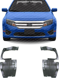 Set of 2 Front Engine Splash Shield-Side Cover Right Passenger & Left Driver Side Direct Replacement Compatible with 2006-2012 Ford Fusion FO1251147 FO1250147 6E5Z16102B 9E5Z16103A