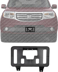 Front License Plate Bracket Frame Direct Replacement Compatible with 2009-2015 Honda Pilot HO1068122 71180SZAA00