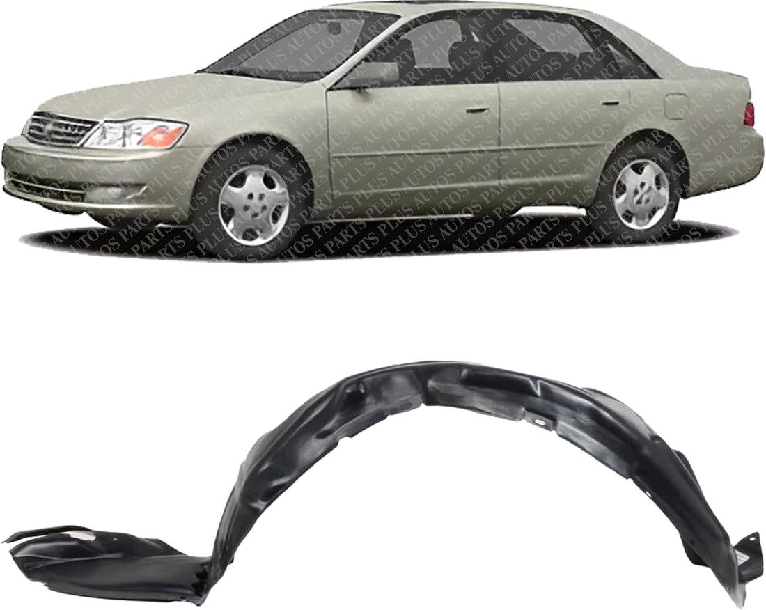 Front Fender Liner Left Driver Side Direct Replacement Compatible With 2000-2004 Toyota Avalon TO1250108 53876AC020