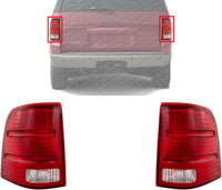 Set of 2 Tail Light Lens And Housing Right Passenger & Left Driver Side Direct Replacement Compatible With 2002-2005 Ford Explorer FO2801159 FO2800159 1L2Z13405AA 1L2Z13404AA