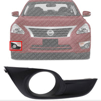 Front Fog Light Molding Trim Textured Right Passenger Side Direct Replacement Compatible With 2013-2015 Nissan Altima NI1039115 622563TA0B