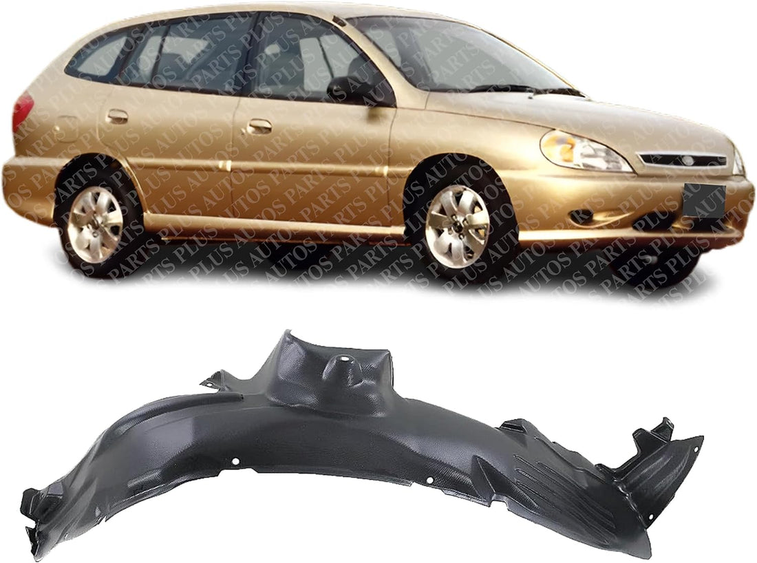 Front Fender Liner Right Passenger Side Direct Replacement Compatible With 2001-2002 Kia Rio KI1249102 0K30A56131