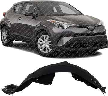 Front Fender Liner Right Passenger Side Direct Replacement Compatible With 2019-2022 Toyota C-HR TO1249238 5387510080
