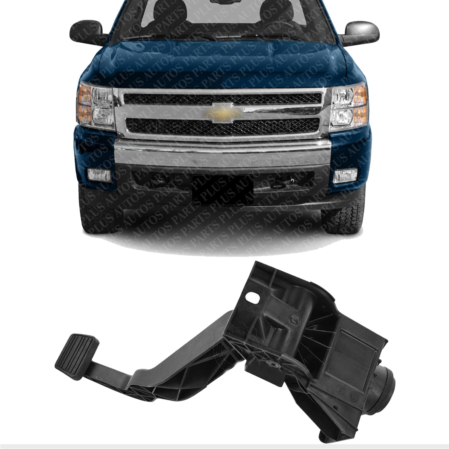 Clutch Pedal With Bracket Assembly Direct Replacement Compatible With 1999-2007 Chevrolet Silverado/GMC Sierra 1500 2500HD 3500HD 15027983