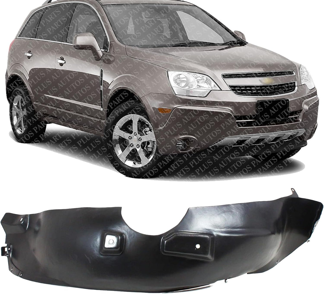 Front Fender Liner Right Passenger Side Direct Replacement Compatible With 2008-2010 Saturn Vue / 2012-2015 Chevrolet Captiva GM1249194 22890046