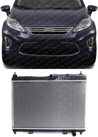 Front Radiator Aluminum Core Direct Replacement Compatible With 2011-2019 Ford Fiesta FO3010296 AE8Z8005B