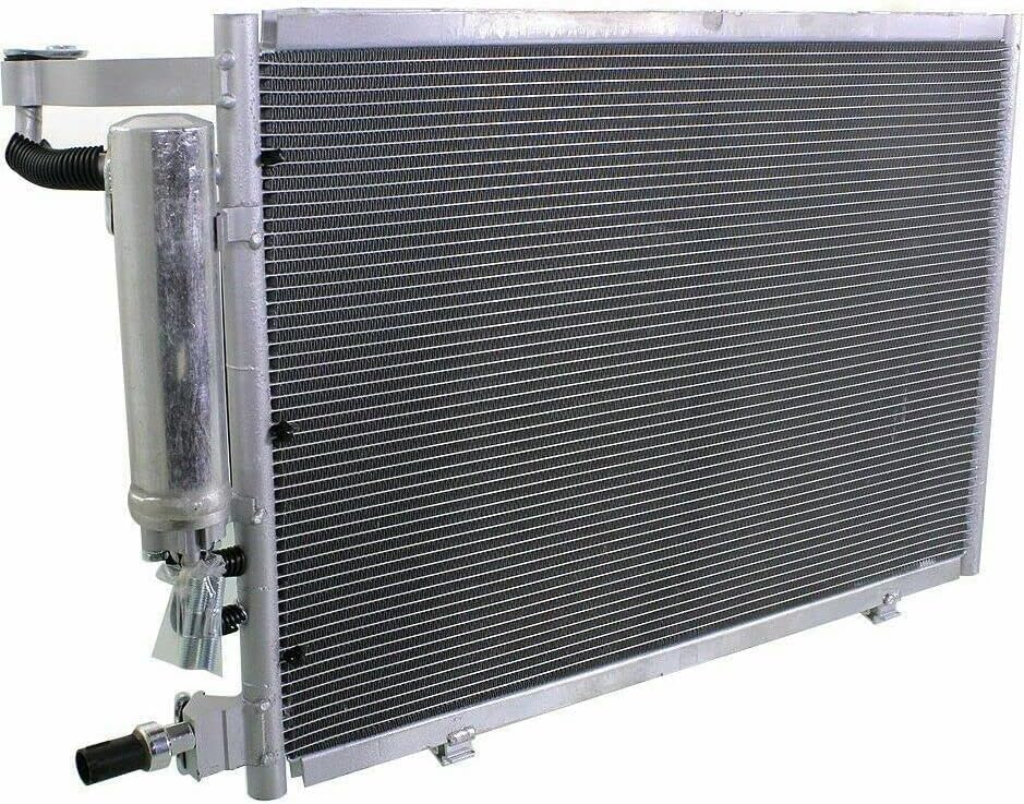 Front A/C Condenser Aluminum Core Direct Replacement Compatible With 2011-2013 Ford Fiesta FO3030228 AE8Z19712A
