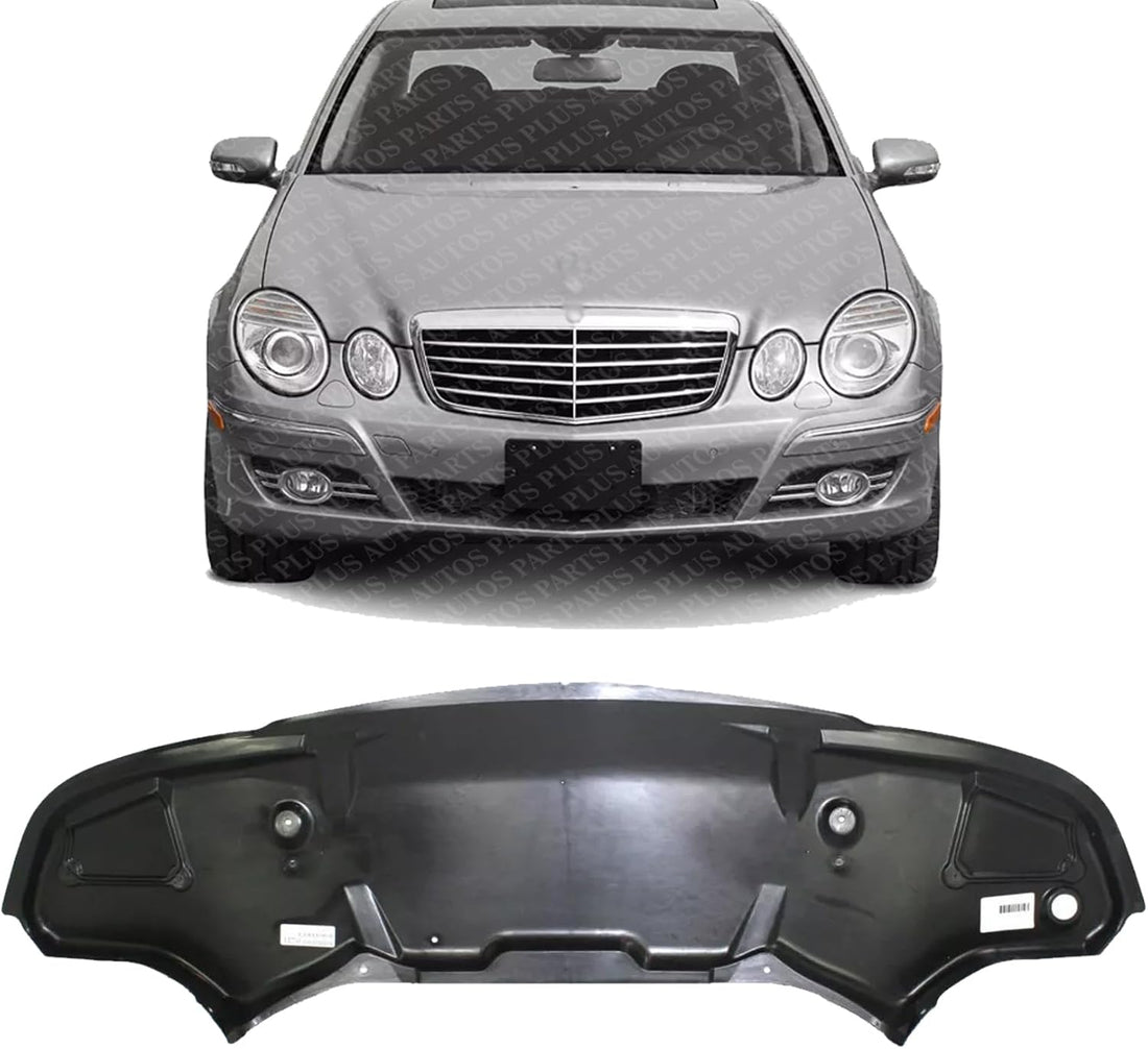 Front Engine Splash Shield Under Cover Direct Replacement Compatible with 2003-2009 Mercedes Benz E-Class MB1228104 2115204423