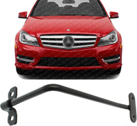 Front Radiator Center Hood Latch Support Assembly Steel Direct Replacement Compatible With 2008-2014 Mercedes Benz C-Class MB1233103 2048800164