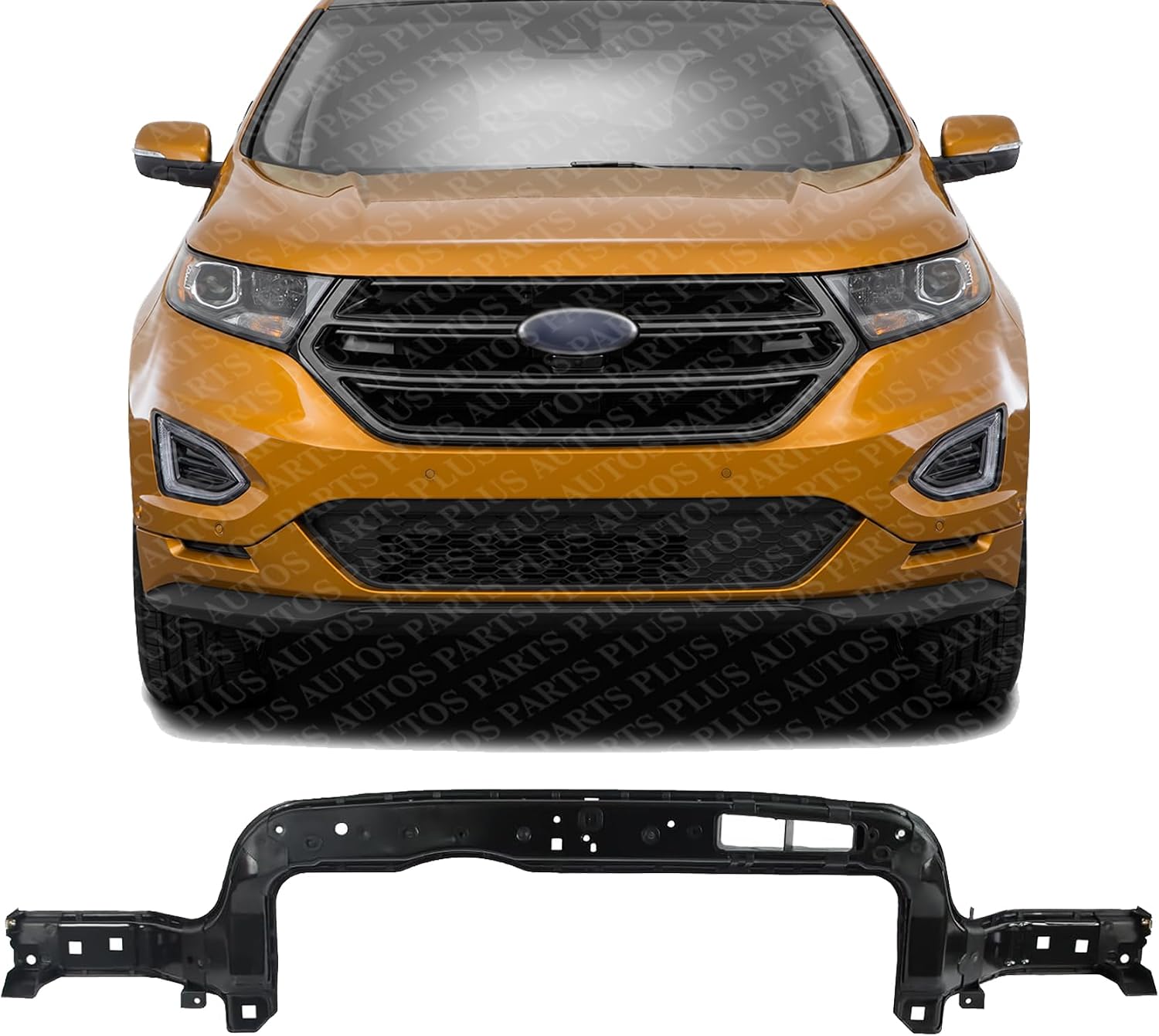 Front Radiator Support Assembly Plastic With Steel Direct Replacement Compatible With 2015-2023 Ford Edge / 2019-2023 Lincoln Nautilus FO1225233 FT4Z8A284A