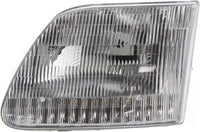 AUTOS PARTS PLUS Front Headlights Assembly Without Bracket + Corner Lamps Right Passenger & Left Driver Side Direct Replacement Compatible With 1997-2003 Ford F-Series FO2503139 FO2502139