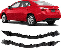 Set Of 2 Rear Bumper Support Bracket Right Passenger & Left Driver Side Direct Replacement Compatible With 2014-2019 Toyota Corolla TO1133113 TO1132113 5257502110 5257602110