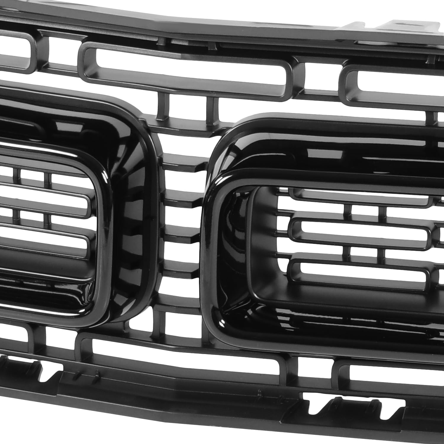 Front Grille Textured Shell And Insert Plastic With Black Molding Direct Replacement Compatible With 2015-2022 Dodge Challenger CH1200390 68262955AD
