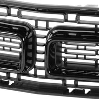 Front Grille Textured Shell And Insert Plastic With Black Molding Direct Replacement Compatible With 2015-2022 Dodge Challenger CH1200390 68262955AD