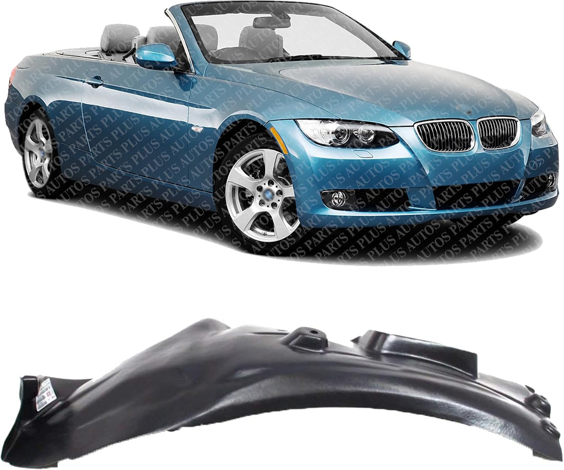 Front Fender Liner Rear Section Right Passenger Side Direct Replacement Compatible With 2007-2013 BMW 3-Series BM1249100 51717154412