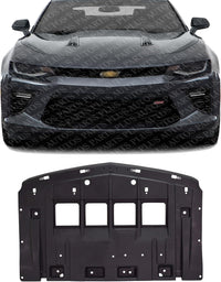 Front Engine Splash Shield Under Cover Direct Replacement Compatible with 2016-2023 Chevrolet Camaro GM1228158 84142146