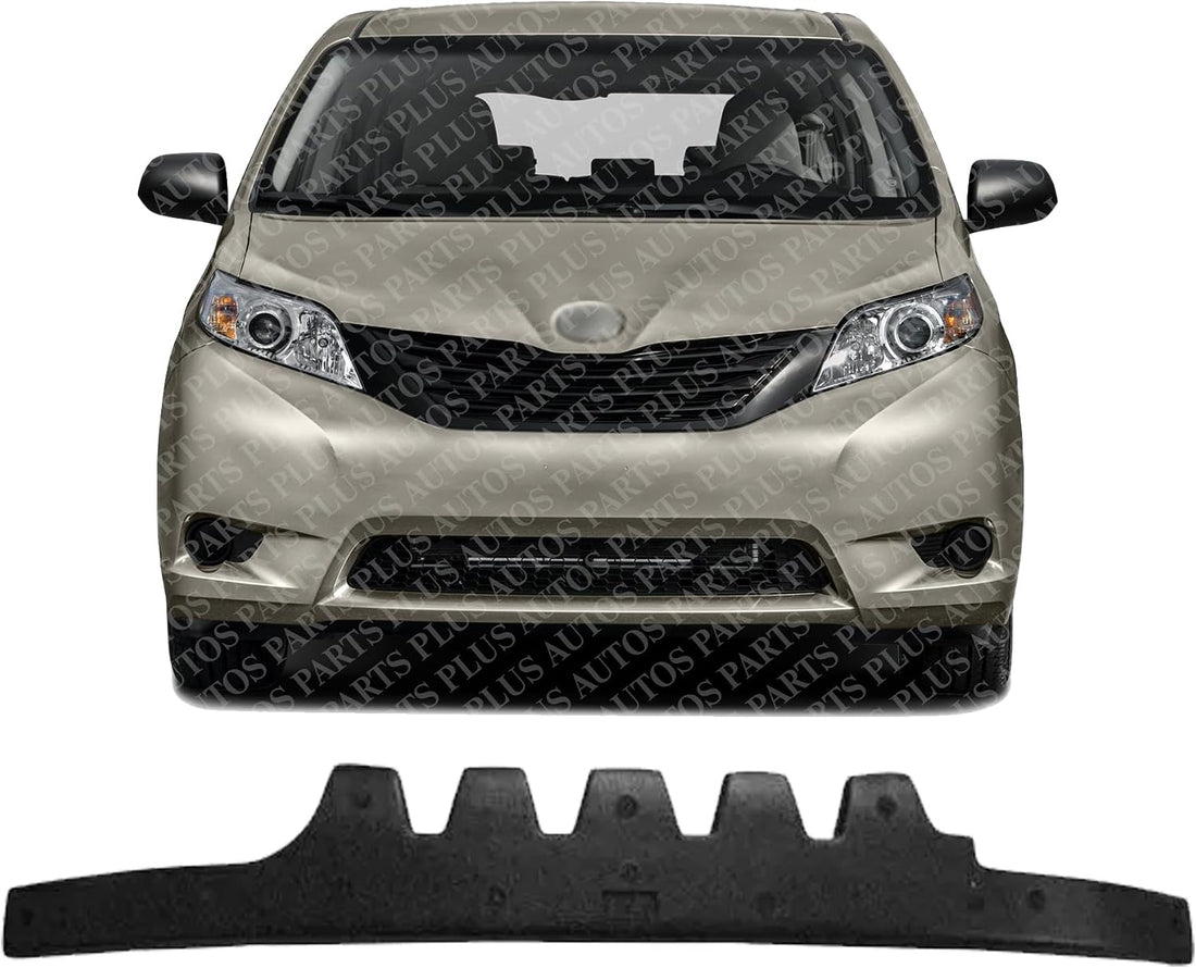 Front Bumper Absorber Direct Replacement Compatible With 2015-2017 Toyota Sienna TO1070185 5261108050
