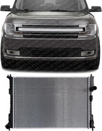 Front Radiator Aluminum Core Direct Replacement Compatible With 2013-2019 Ford Flex/Lincoln MKT FO3010323 EA8Z8005A