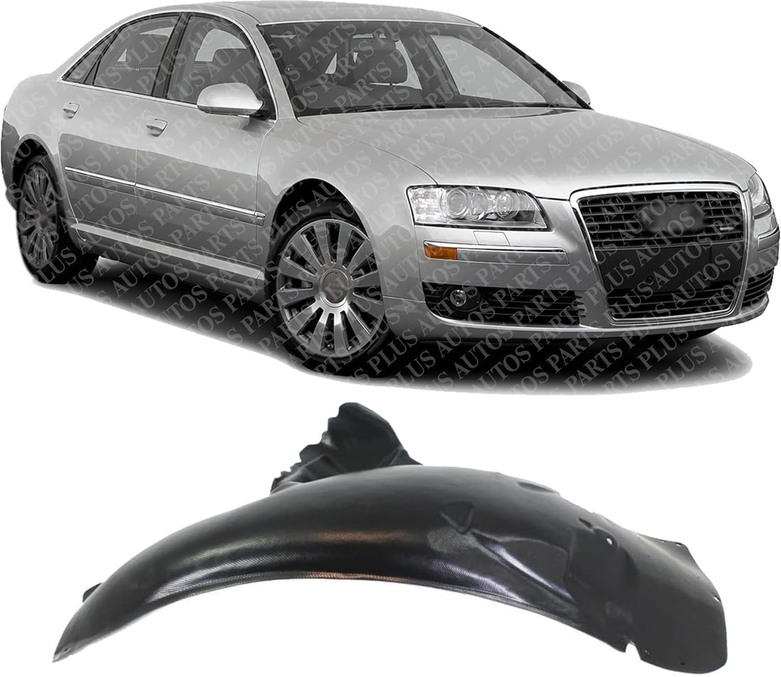 Front Section Fender Liner Right Passenger Side Direct Replacement Compatible With 2004-2010 Audi A8 Quattro AU1249116 4E0821172P