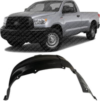 Front Fender Liner Rear Section Left Driver Side Direct Replacement Compatible With 2007-2013 Toyota Tundra / 2008-2022 Sequoia TO1248145 538080C011