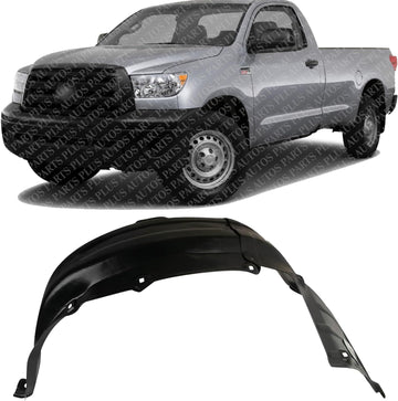 Front Fender Liner Rear Section Left Driver Side Direct Replacement Compatible With 2007-2013 Toyota Tundra / 2008-2022 Sequoia TO1248145 538080C011