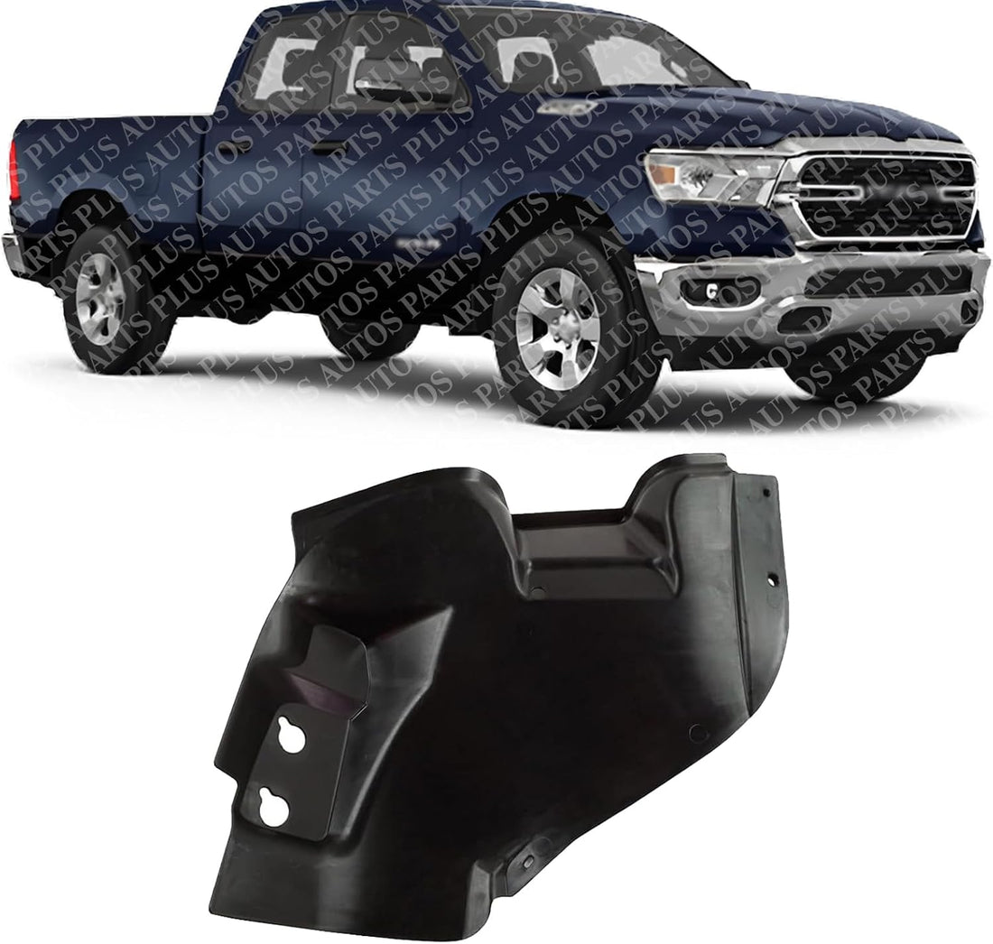 Front Section Fender Liner Right Passenger Side Direct Replacement Compatible with 2019-2024 Ram 1500 CH1249207 68275908AA