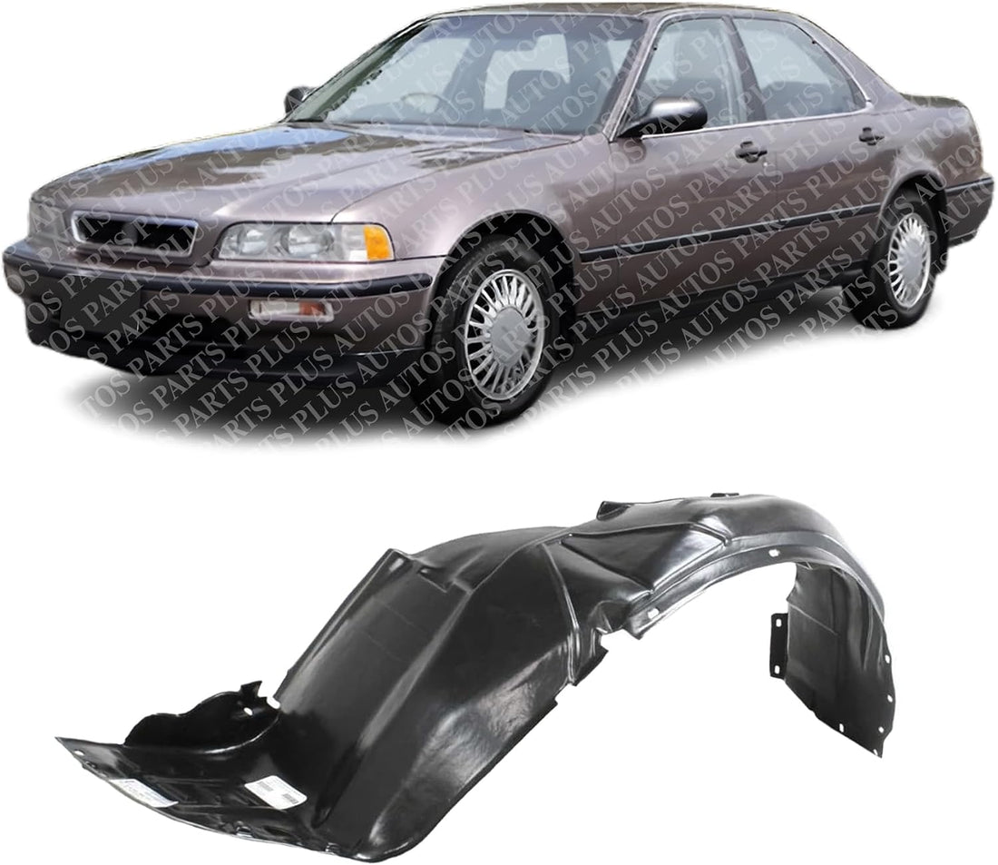 Front Fender Liner Left Driver Side Direct Replacement Compatible With 1996-1998 Acura RL AC1248110 74151SZ3000