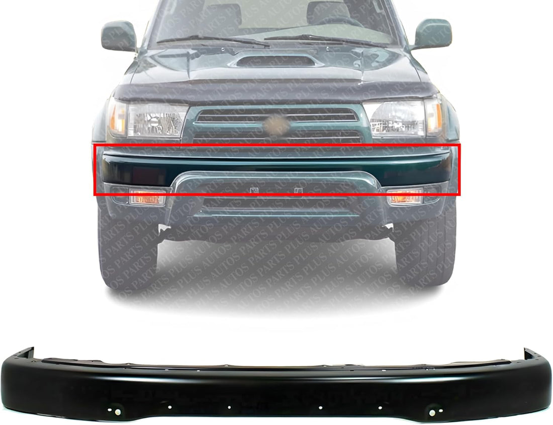 Front Bumper Face Bar Primed Steel With Fender Flare Holes Direct Replacement Compatible With 1999-2002 Toyota 4Runner TO1002166 5210135927