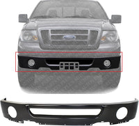 Front Bumper Face Bar Primed With Fog Lamp Holes Direct Replacement Compatible With 2006-2008 Ford F-150 FO1002401 6L3Z17757DAPTM