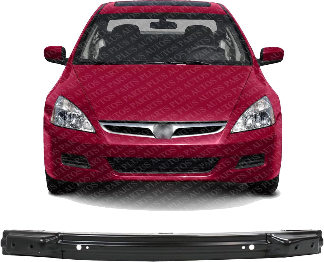 Front Bumper Reinforcement Steel Direct Replacement Compatible With 2003-2007 Honda Accord HO1006164 71130SDBA70ZZ
