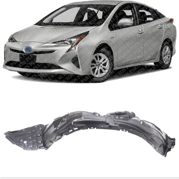 Front Fender Liner Left Driver Side Direct Replacement Compatible With 2016-2018 Toyota Prius TO1248207 5387647110