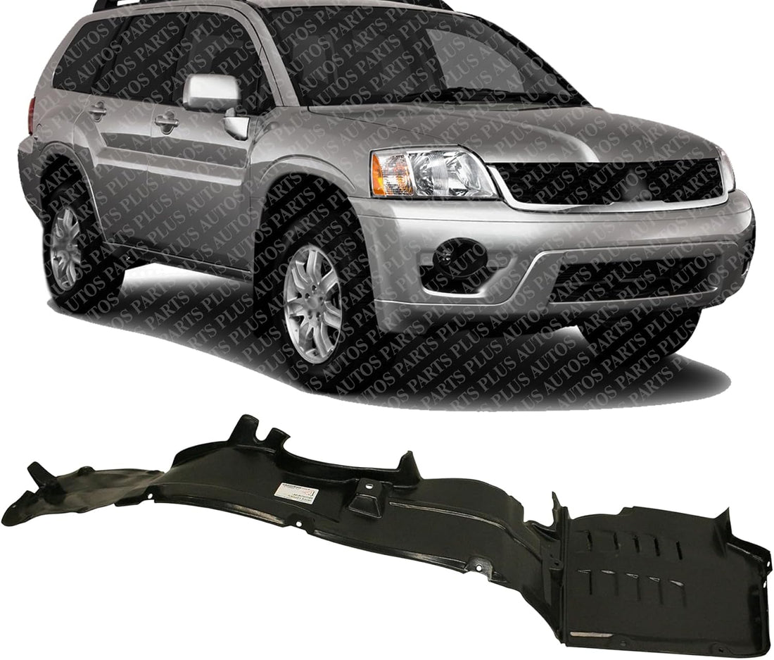 Front Fender Liner Right Passenger Side Direct Replacement Compatible with 2006-2011 Mitsubishi Endeavor MI1251110 5370A398