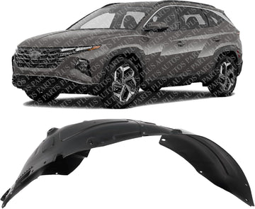 Front Fender Liner Left Driver Side Direct Replacement Compatible With 2022-2023 Hyundai Tucson HY1248189 86811CW000