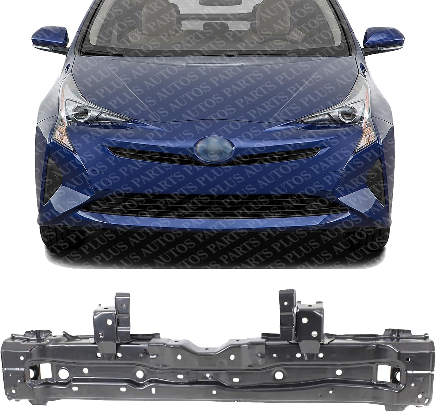 Front Radiator Support Upper Tie Bar Assembly Steel Direct Replacement Compatible With 2016-2022 Toyota Prius TO1225427 5320547900
