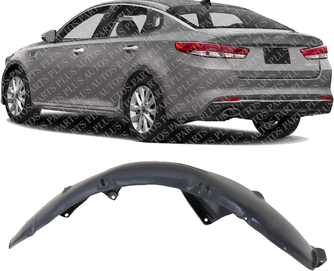 Rear Fender Liner Left Driver Side Direct Replacement Compatible With 2016-2020 Kia Optima KI1762101 86821D4000