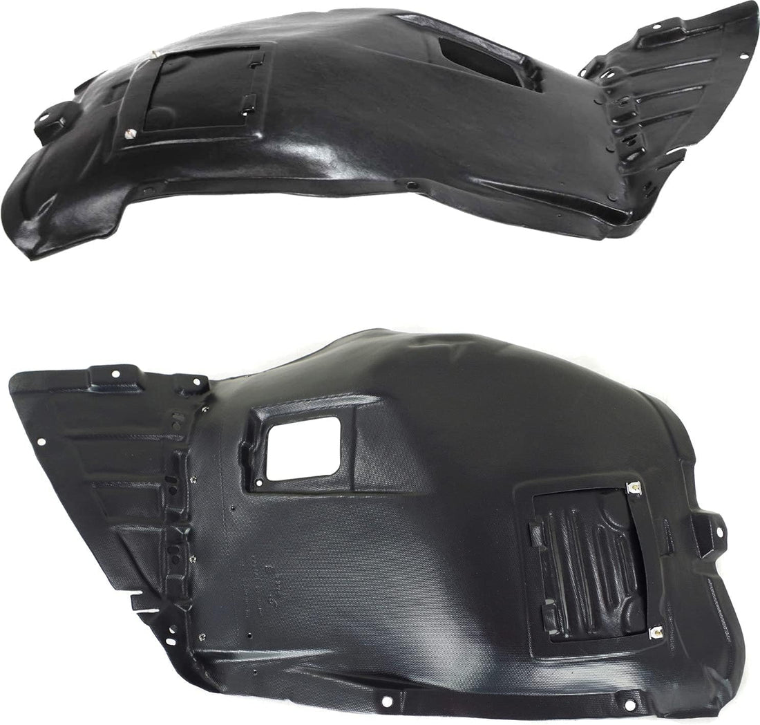Set Of 2 Front Fender Liner Front-Section Right Passenger & Left Driver Side Direct Replacement Compatible With 2006-2012 BMW 3-Series 51717059379-PFM 51717059380-PFM