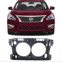 Front Radiator Support Plastic With Steel Direct Replacement Compatible With 2013-2015 Nissan Altima NI1225206 625003TA0A