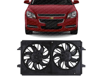 Front Radiator Fan Assembly Plastic Direct Replacement Compatible with 2006-2012 Chevrolet Malibu GM3115208 22719384
