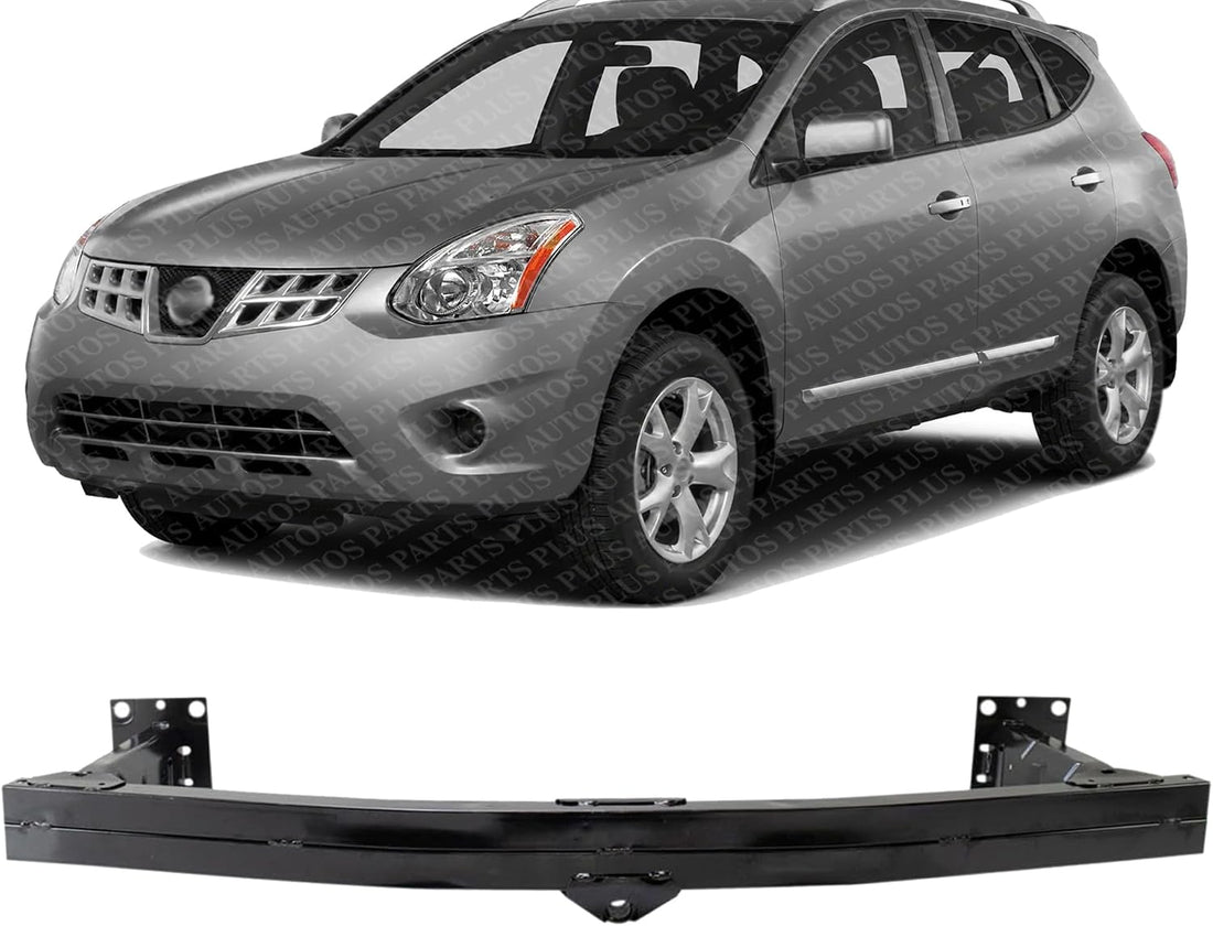 Front Bumper Reinforcement Steel Direct Replacement Compatible With 2008-2013 Nissan Rogue / 2014-2015 Select NI1006223 62030JM00A