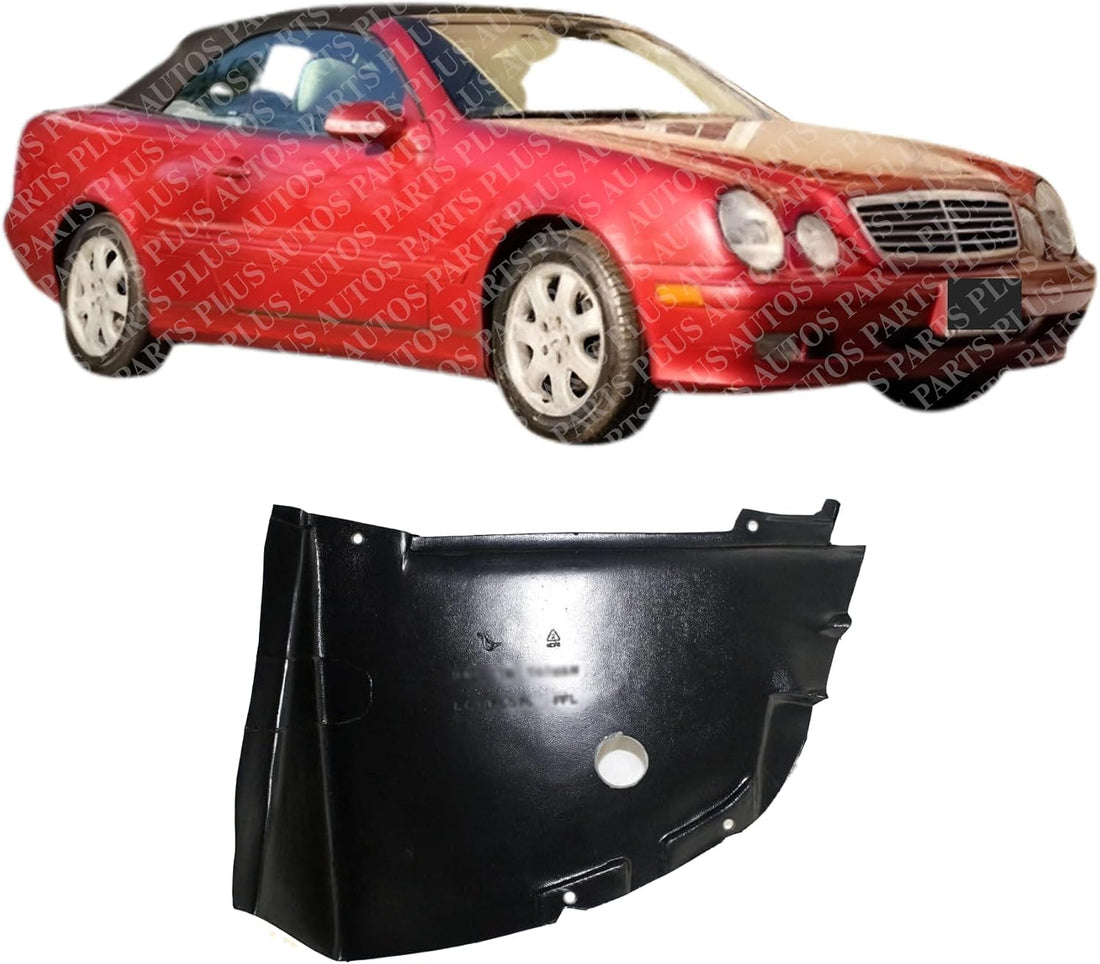 Front Section Fender Liner Right Passenger Side Direct Replacement Compatible With 2000-2003 Mercedes Benz MB1251111 2086985830