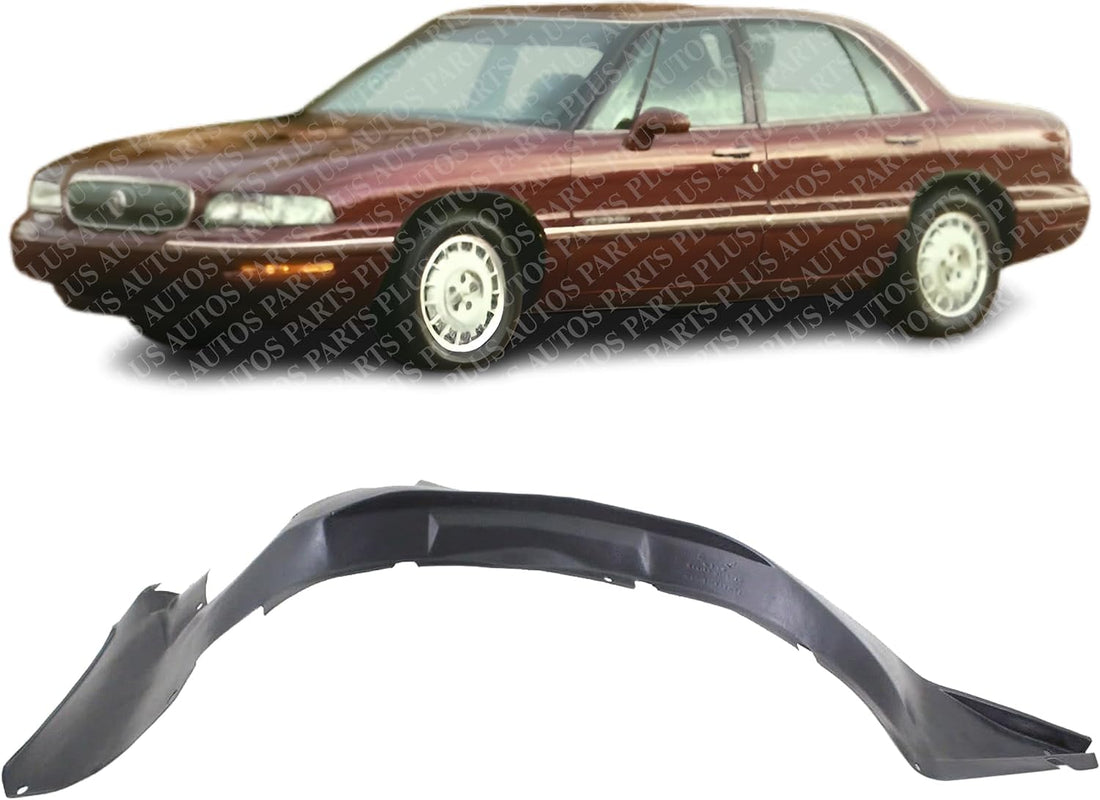 Front Fender Liner Left Driver Side Direct Replacement Compatible With 1997-1999 Buick LeSabre GM1248144 25657343
