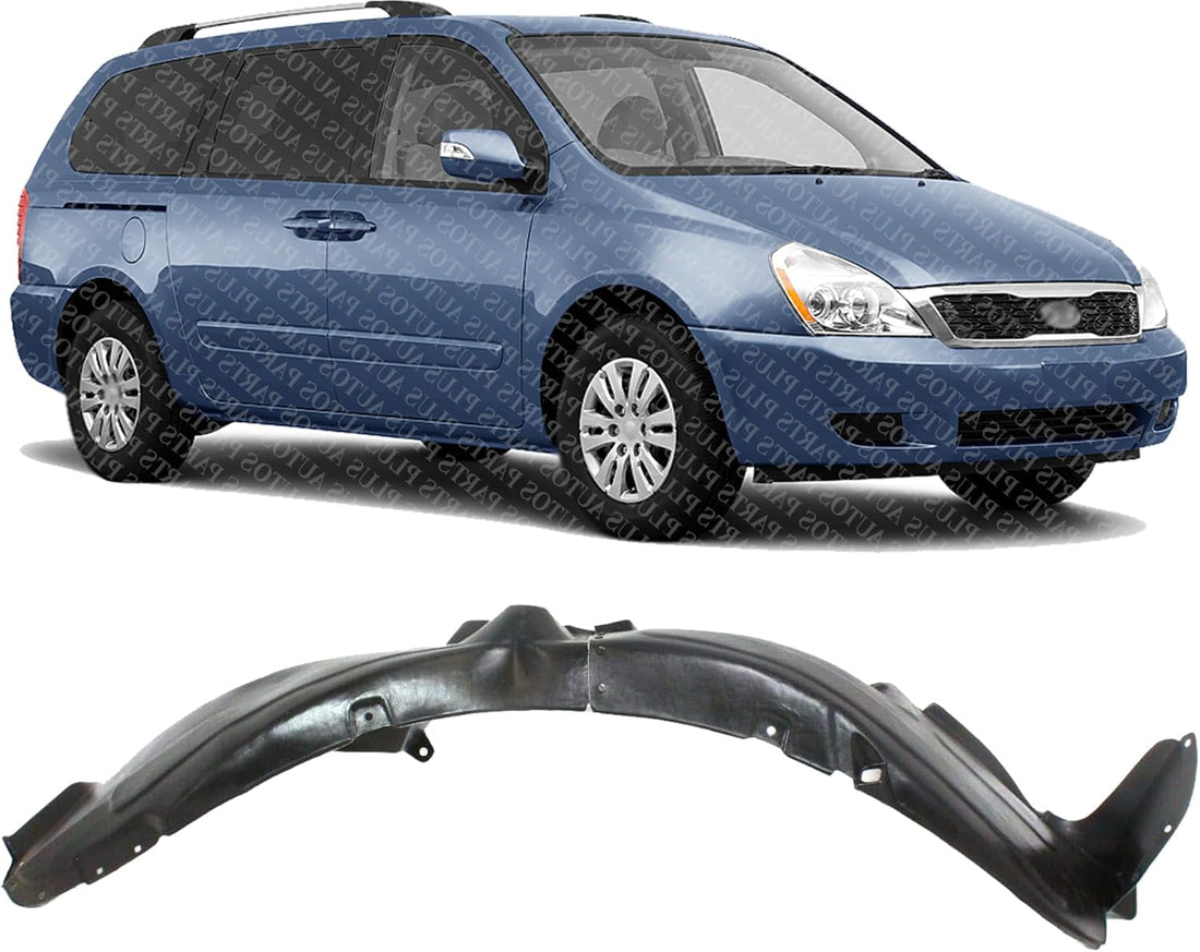 Front Fender Liner Right Passenger Side Direct Replacement Compatible with 2006-2014 Kia Sedona / 2007-2008 Hyundai Entourage KI1251115 868124D002