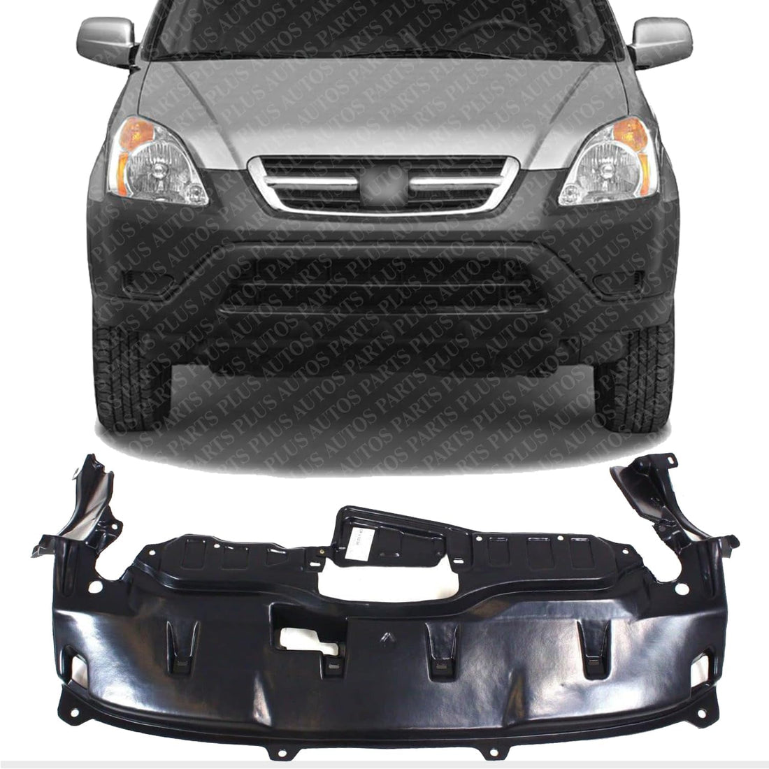 Front Engine Splash Shield Under Cover Direct Replacement Compatible With 2002-2004 Honda CR-V HO1228114 74111S9A000