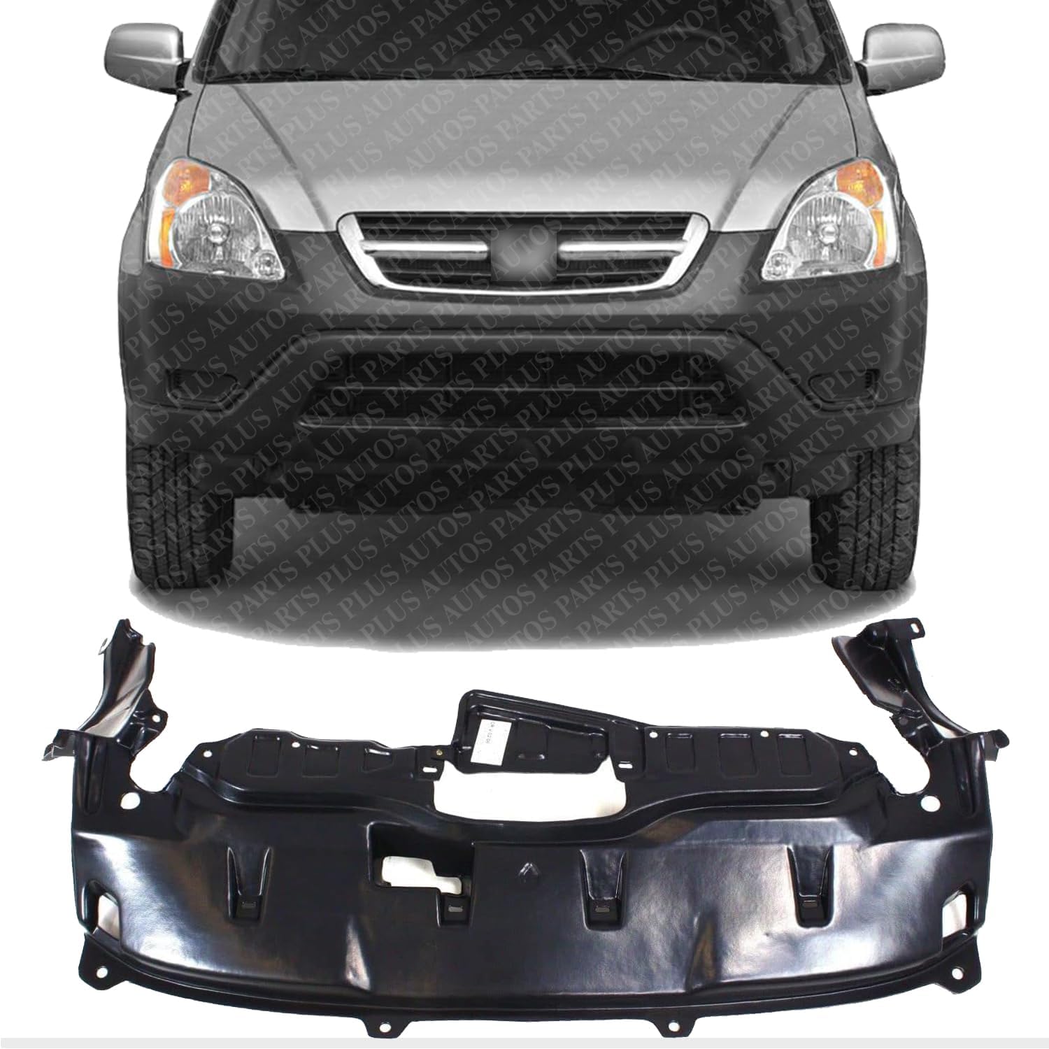 Front Engine Splash Shield Under Cover Direct Replacement Compatible With 2002-2004 Honda CR-V HO1228114 74111S9A000