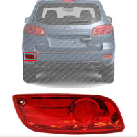 Rear Bumper Reflector Left Driver Side Direct Replacement Compatible With 2007-2009 Hyundai Santa Fe HY2830100 924082B010
