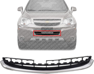 Front Radiator Grille Chrome Shell and Insert Direct Replacement Compatible With 2012-2015 Chevrolet Captiva Sport GM1200664 25911316