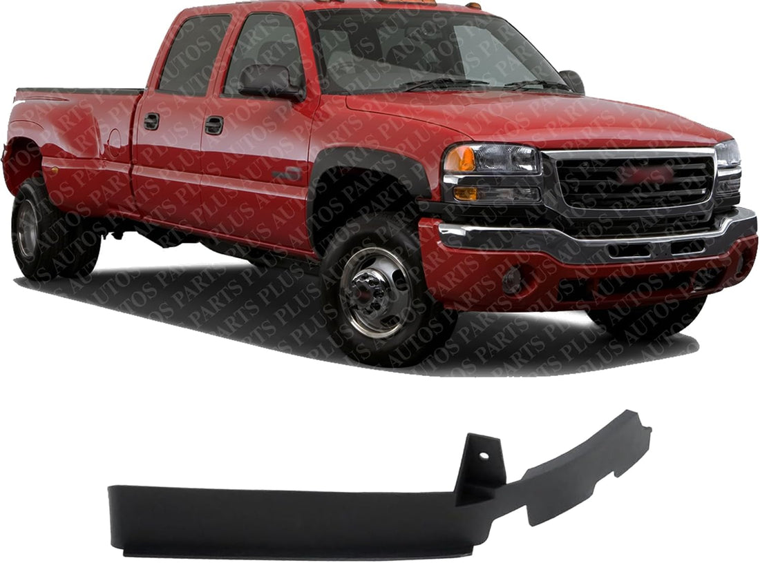 Front Bumper Outer Filler Textured Right Passenger Side Direct Replacement Compatible With 2002-2007 GMC Sierra 1500/2000-2006 Yukon GM1089175 15046666