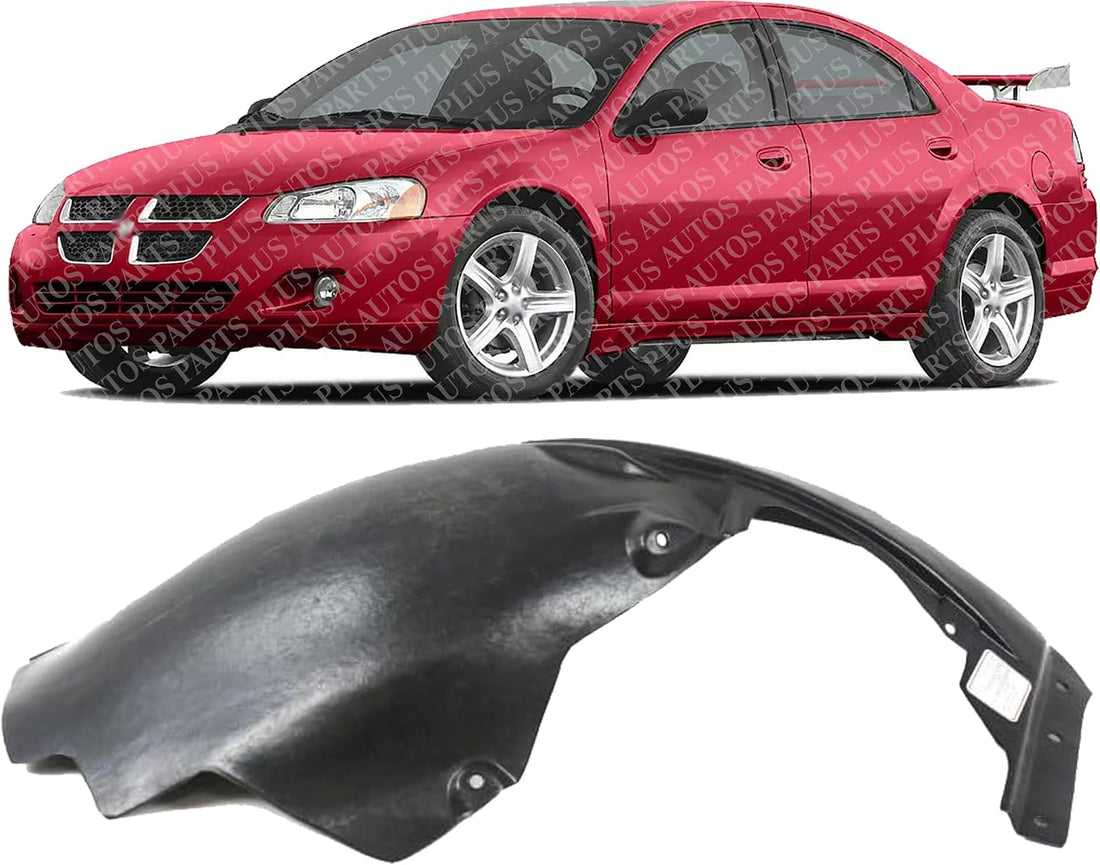 Front Fender Liner Rear Section Left Driver Side Direct Replacement Compatible With 2001-2006 Chrysler Sebring/Dodge Stratus CH1248117 4814759AD